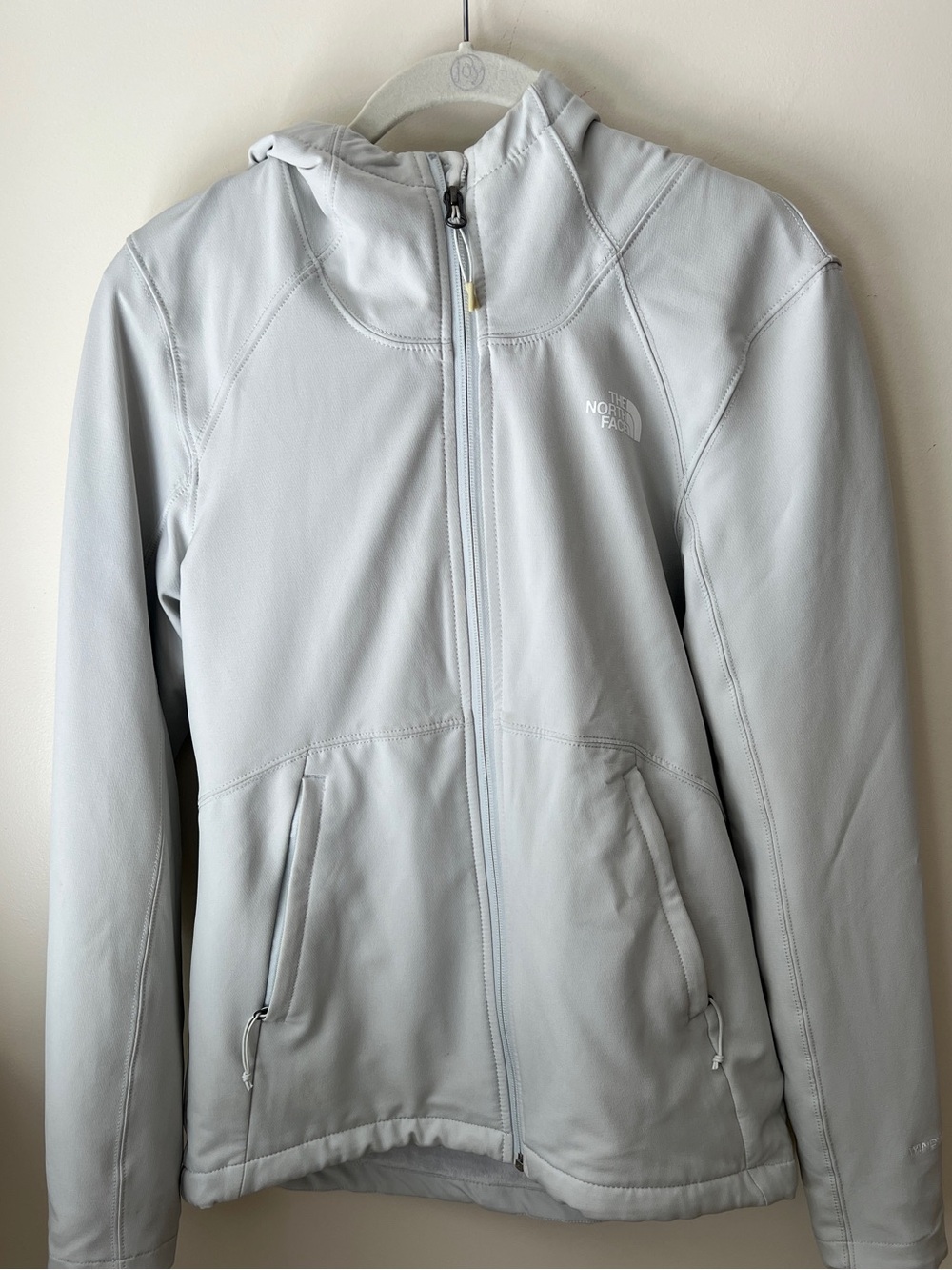 The North Face Women's Hooded Shell Jacket in Tin Grey